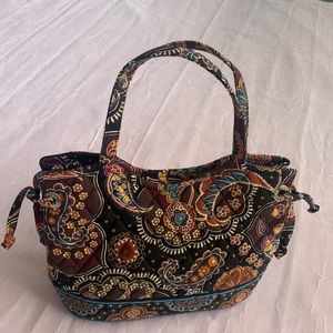 Vera Bradley tote with attachable pocket wallet.